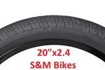 Покришка велосипедна БМХ S&amp;M Bikes Speedball 20x2.4 BMX 20" - 1
