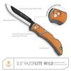 Ніж складаний Outdoor Edge RazorLite Wild зі змінними лезами з Японської нержавіючої сталі для EDC бушкрафту - 2