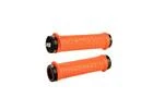 Гріпси ODI Troy Lee Designs Signature  MTB Lock-On Bonus Pack Orange w/ Black Clamps (помаранчеві з чорними - 1