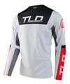Джерсі TLD Sprint Jersey Fractura [Charcoal Glo Red] S - 1