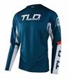 Джерсі TLD Sprint Jersey Fractura [Slate Blue Orange] 2X - 1