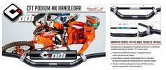 Мото кермо ODI MX Handlebars, "CFT" Podium, McGrath - 926 Black - 7
