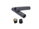 Гріпси ESI Ribbed Chunky Black Silicone Bicycle Grips - 9