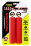 Гріпси ESI Ribbed Chunky Red Silicone Bicycle Grips - 1