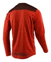 Джерсі TLD Flowline L/S Jersey [Shield Heather Tangerine/Dark Slate] M - 2