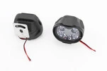 Фара додаткова світлодіодна вологозахисна - 6 LED з кріпленням, к-кт 2шт 64*52мм, тип 1 - 1