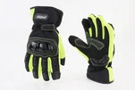 Перчатки мотоциклетні, теплі L-Чорно-Салатові - 1