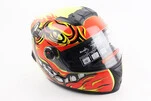 Шлем интеграл, закрытый+очки BLD-М61 S (55-56см), ЖЕЛТО-ОРАНЖЕВЫЙ "Buffalo" - 1