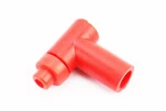 Ковпачок свічки "люлька" 90град ЧЕРВОНИЙ "силікон" малий - 1