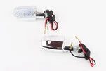 Поворот діодний LED ПРЯМОКУТНИК ХРОМ, 2шт - 1