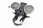 Спідометр у зборі "подвійний" 120 км/год тахометр електронний (вузьке кріплення, 2 фішки тато) - 1