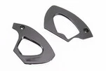 Пластик - вставки бічні пластика керма переднього к-кт Storm New, ЧОРНИЙ - 1