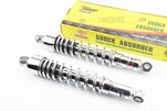 Амортизатор задній 330mm * d52mm (втулка 12mm / втулка 10mm) регулир., хром к-кт 2шт - 1