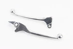 Рычаги руля левый, правый к-кт 2шт (под диск./барабан. тормоз) Honda AF20 "хром", тип 2 - 1
