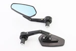 Дзеркала к-кт "ПРИЗМА" SPORT, чорний (кріплення в торець керма під заглушки) - 1