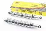 Амортизатор задній 345mm * d50mm (втулка 12mm / втулка 10mm) регулир., хром к-кт 2шт - 1