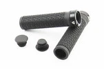Ручки керма 130мм з затискачем Lock-On, чорні TPE-083 - 1