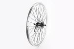 Колесо 24" заднє V-brake, обід "крапля" та втулка 14Gx36H алюмінієві, кріпл. гайка, "GRAVITY" - 1