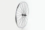 Колесо 26" переднє V-brake, обід "крапля" алюмінієвий, втулка 14Gx36H, сіре кріпл. гайка, "GRAVITY" - 1