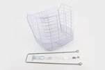Корзина багажная передняя 26", белая JL-CK055 (возможны царапины, сколы, дефекты покраски) - 1
