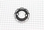 УЦЕНКА Крышка бака топливного D-70mm, 168F/170F/173F/177F/182F/188F/190F, металл, "ХРОМ", Тип 1 (небольшие потертости, см. фото) - 2