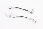 Рычаги руля левый, правый к-кт 2шт (под диск./барабан. тормоз) Honda AF20 "хром", тип 2 - 2