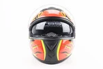 Шлем интеграл, закрытый+очки BLD-М61 S (55-56см), ЖЕЛТО-ОРАНЖЕВЫЙ "Buffalo" - 5