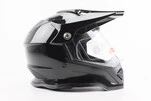 Шлем кроссовый/эндуро/АТV со стеклом BLD-819-7 М (57-58см), ЧЕРНЫЙ глянец - 3