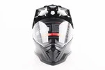 Шлем кроссовый/эндуро/АТV со стеклом BLD-819-7 М (57-58см), ЧЕРНЫЙ глянец - 4