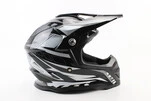 Шолом кросовий/ендуро/АТV BLD-819-7 М (57-58см), ЧОРНО-БІЛИЙ - 3