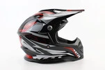 Шолом кросовий/ендуро/АТV BLD-819-7 S (55-56см), ЧОРНО-ЧЕРВОНИЙ - 3