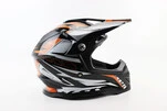 Шолом кросовий/ендуро/АТV BLD-819-7 S (55-56см), ЧОРНО-ПОМАРАНЧЕВИЙ - 3