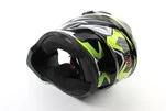 Шолом кросовий/ендуро/АТV BLD-819-7 S (55-56см), ЧОРНИЙ/НЕОНОВО-ЖОВТИЙ - 2