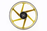 Диск задній литий 1,6-17" ALPHA/ACTIVE "промені", жовтий - 3