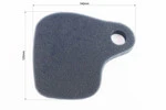 Фільтр-елемент повітряний (поролон) Yamaha CHAMP з просоченням, чорний - 2