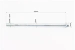 Вісь заднього колеса d12mm; L220mm + гайка - 2