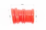 Патрубок повітряного фільтра довгий, силікон ЧЕРВОНИЙ - 2