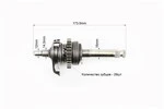 Вал кікстартера в зборі CG-150/200, тип 2 - 2