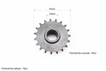 Зірка приводна задня шліцьова 428-19T (втулка d=25mm, L=32mm) - 2