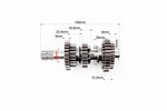 Коробка передач (два вала с шестернями) СG-200cc "вал первичный 11зуб." - 4