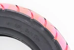 Шина 3,50-10 безкамерна, рожеві смужки, шосейний малюнок 6003 - 3