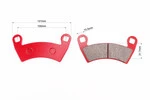 Тормозные колодки (дисковые) POLARIS 400-500EFI/Ranger 500 2x4/Ranger 700 6x4EFI/Ranger XP 700 4x4/Ranger XP 800/Ranger 6x6 - 2