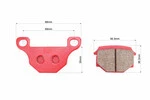 Тормозные колодки (дисковые) Viper 125J;V150A/Suzuki GS-125;GX-125;SJ-125/Wuyang Wy-125/Branson BM-125/KEEWAY Speed125/150/TGB - 2