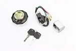 Замки к-кт (запалювання + кермо + кришка бака кругла) - 2