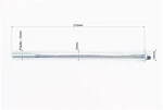 Вісь заднього колеса d12mm; L210mm + гайка - 2