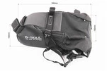 Сумка под сиденье (Bikepacking) 12L, крепл. быстросъёмное, чёрно-серая - 4