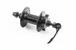 Втулка передня MTB алюмінієва 14Gx32H, Disk-brake, 2 пром-підшипники 6200 2RS, кріпл. ексцентрик, чорна FB-A291В - 2