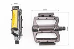 Педалі MTB широкі 9/16" (97x95x24mm) алюмінієві, чорні NWL-468 - 2