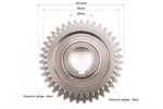Шестерня КПП вторичного вала Z-39x40, Dвн.-25mm - 3
