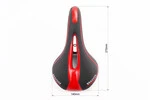 Сиденье MTB 270x140мм, чёрно-красное YF-1018 - 3